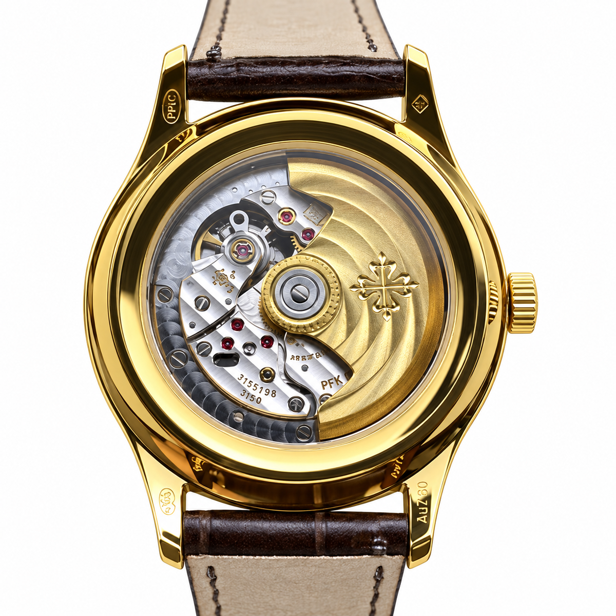 Patek Philippe Yellow Gold Perpetual Calendar Moon Phase