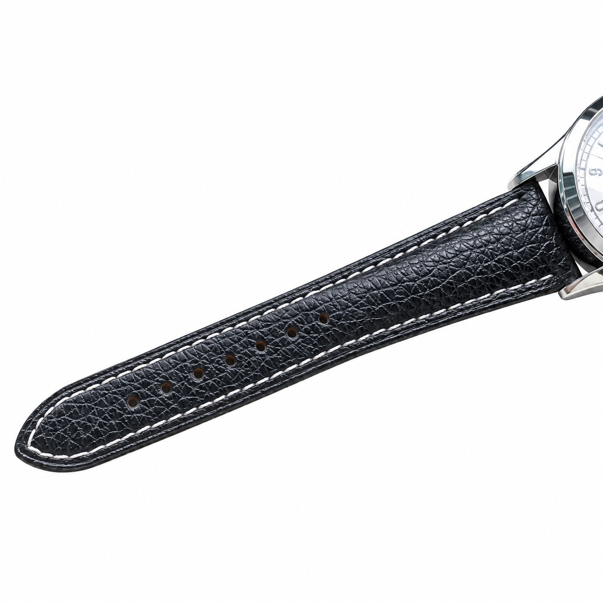 Patek Philippe Calatrava Pilot Travel Time 42mm Steel White Dial Slide Rule Bezel Dual Time Zone
