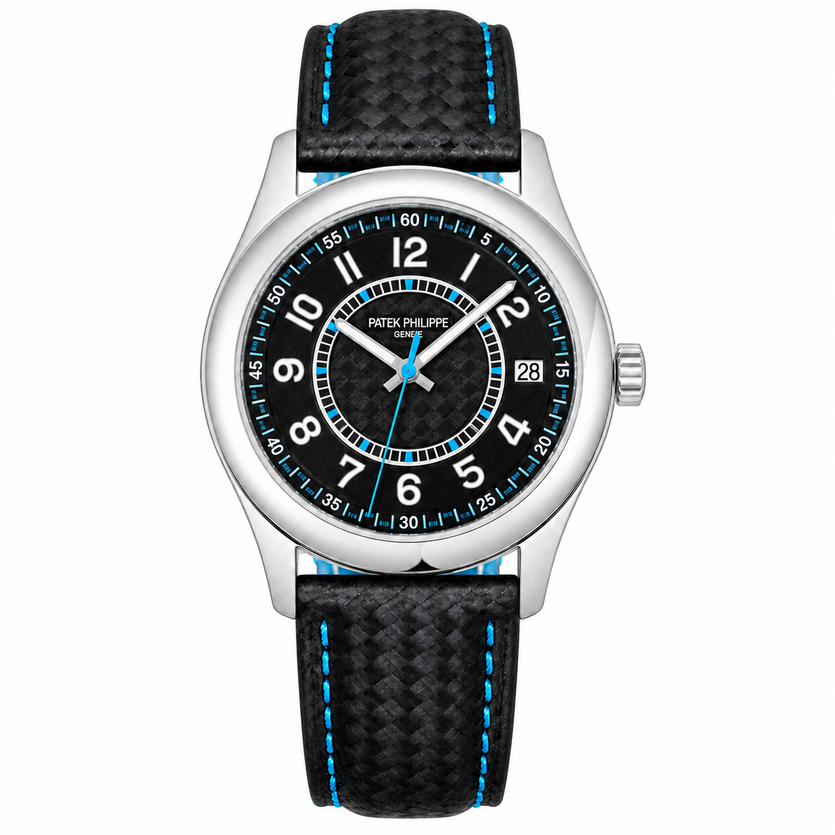 Patek Philippe Men's Black Dial Automatic Watch 40mm