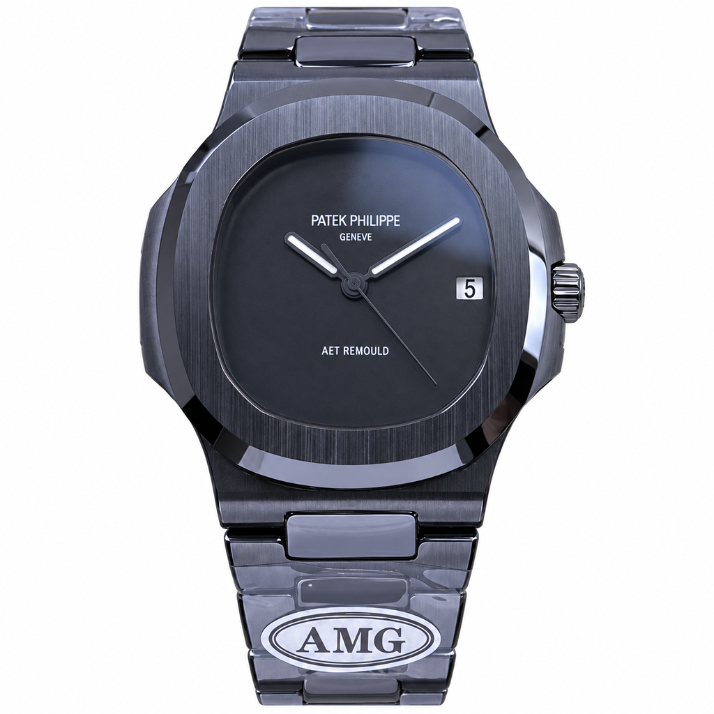 Patek Philippe Black Ceramic Nautilus All Black AMG Edition