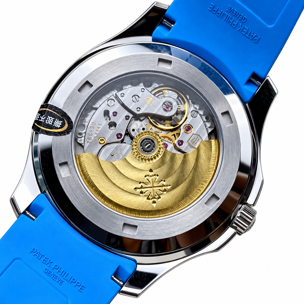 Patek Philippe Rose Gold Ruby Bezel Nautilus