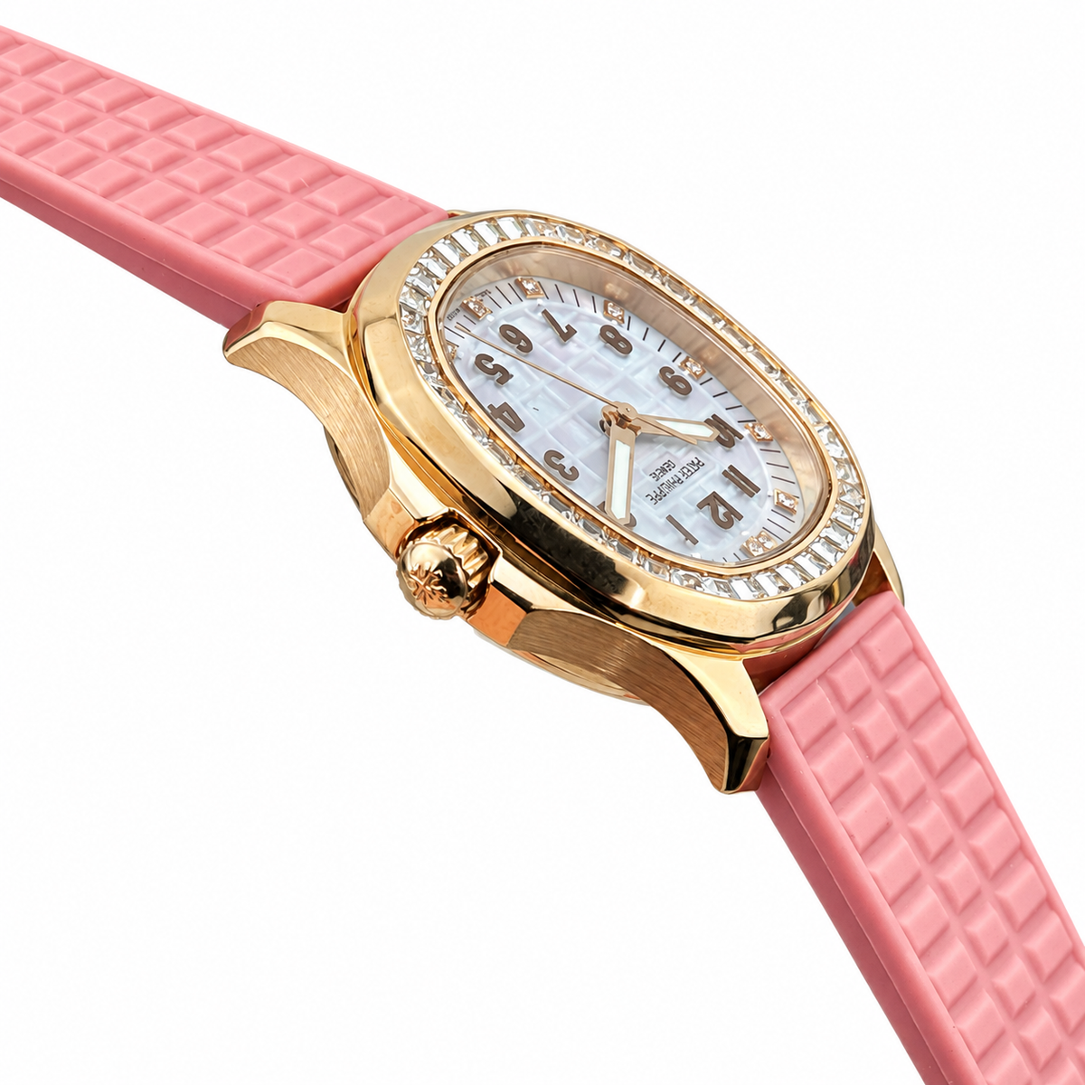 Patek Philippe Yellow Gold Aquanaut Luce Diamond Bezel