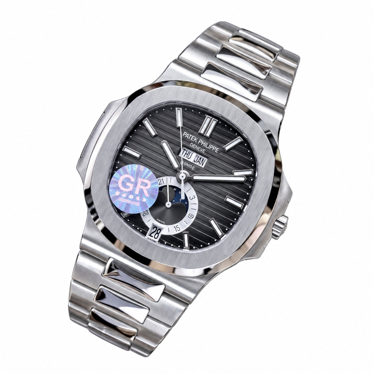 Patek Philippe Men's Moon Phase Automatic Watch 40.5mm