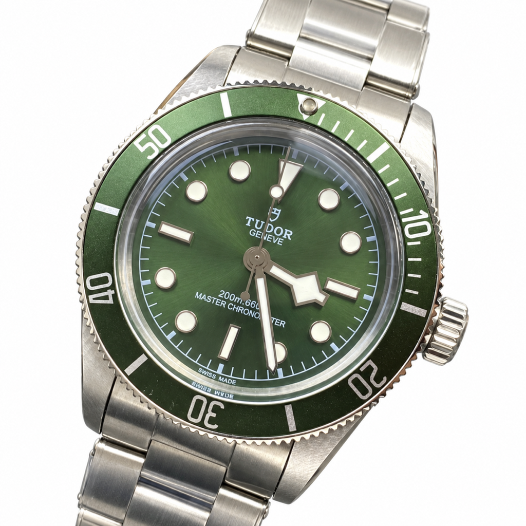 Tudor Black Bay Green Dial Steel Watch