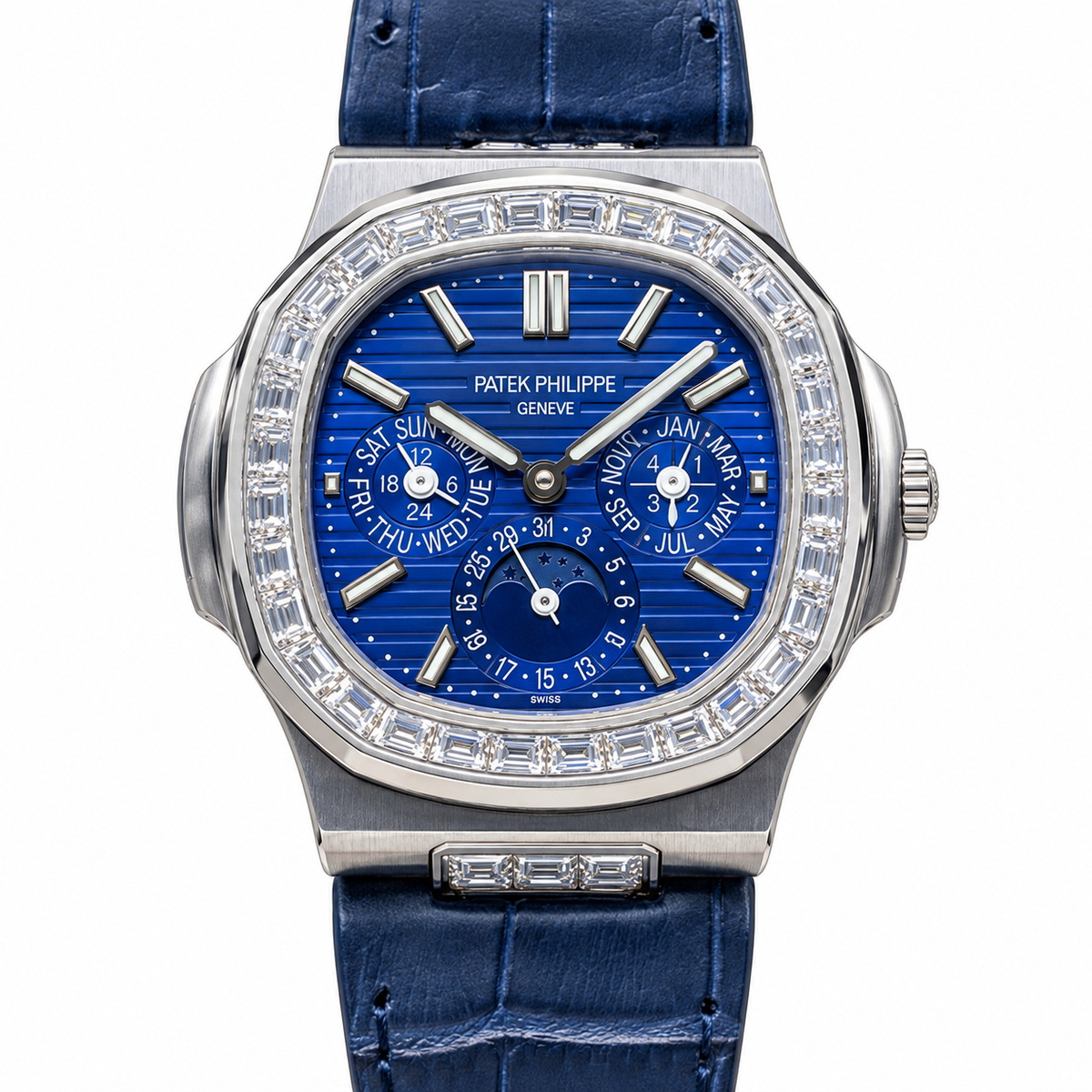 Patek Philippe Men's Flyback Chronograph Style Watch 40mm