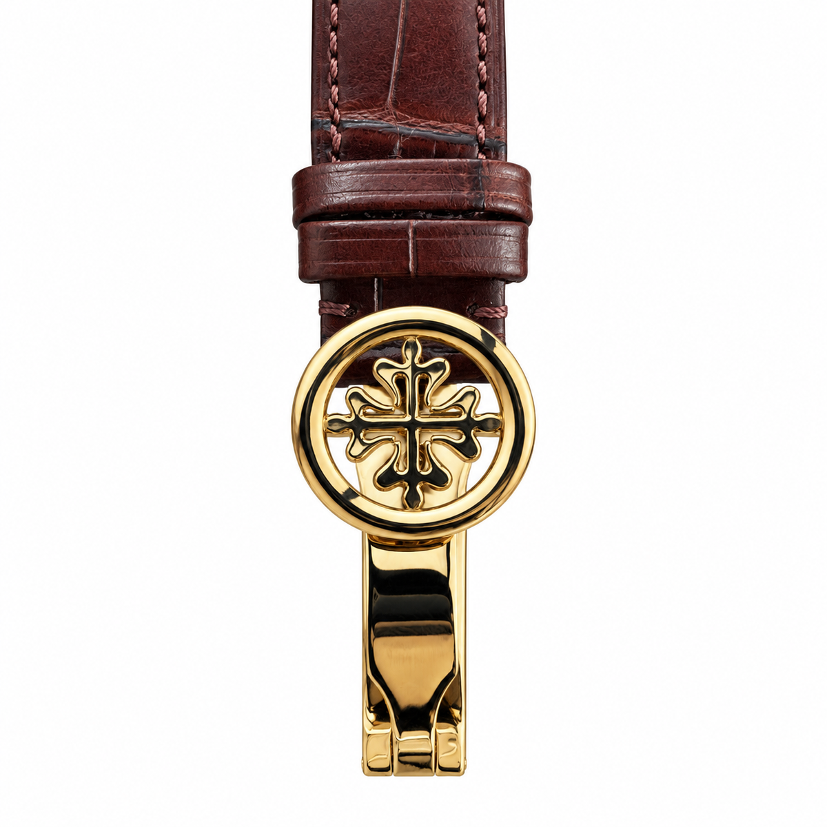 Patek Philippe Rose Gold Calatrava Tourbillon Rainbow White Dial