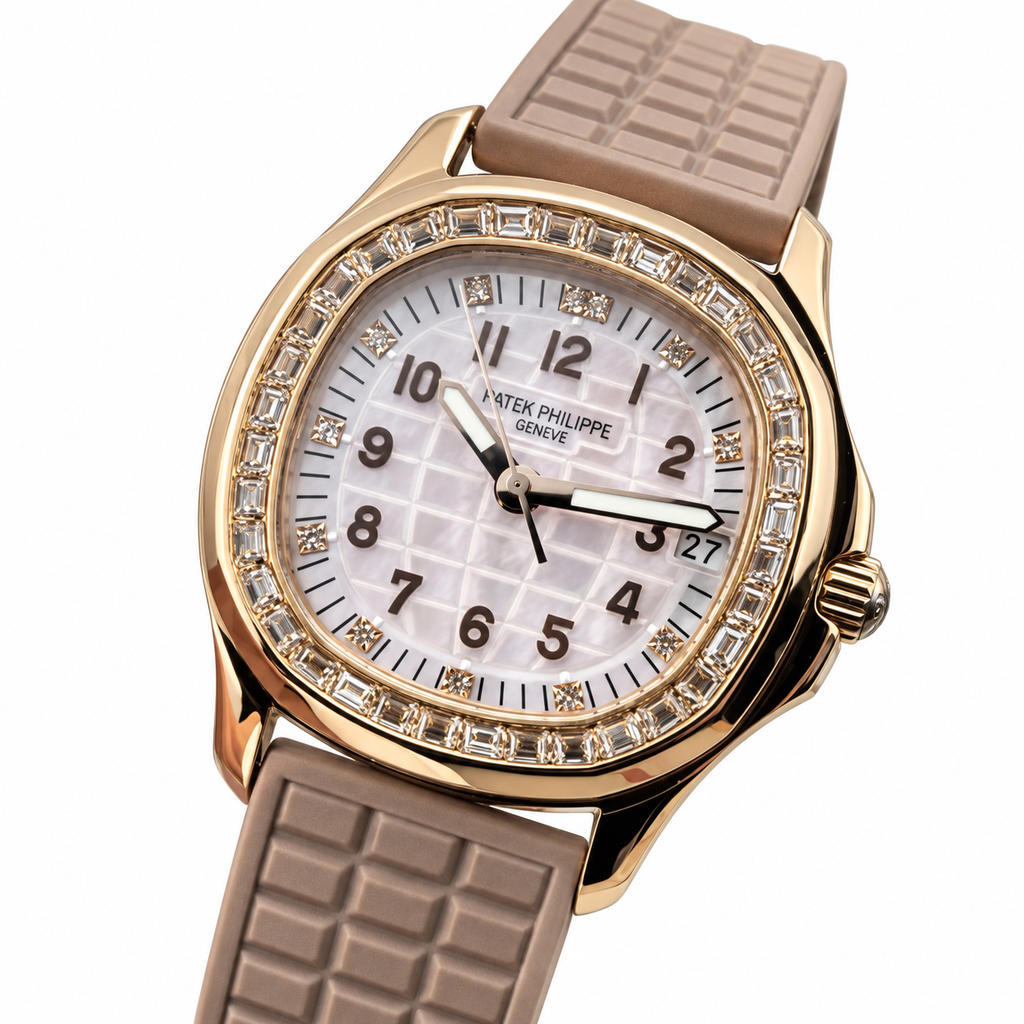Patek Philippe Women's Diamond Bezel Automatic Watch 35.6mm