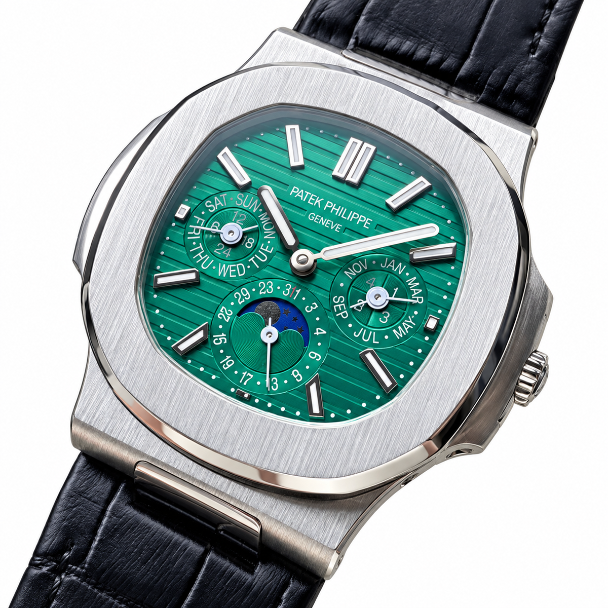 Patek Philippe Men's Power Reserve Automatic Watch 40mm