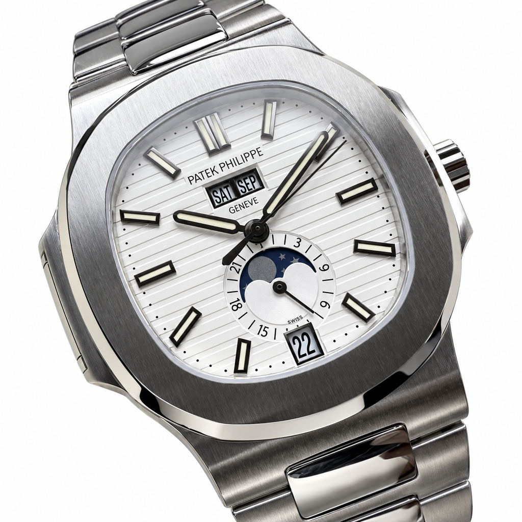 Patek Philippe Men's Chronograph Style Luxury Watch 40.5mm