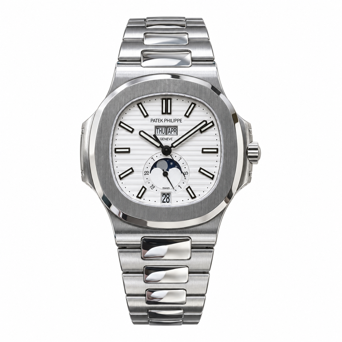 Patek Philippe Men's Chronograph Style Luxury Watch 40.5mm