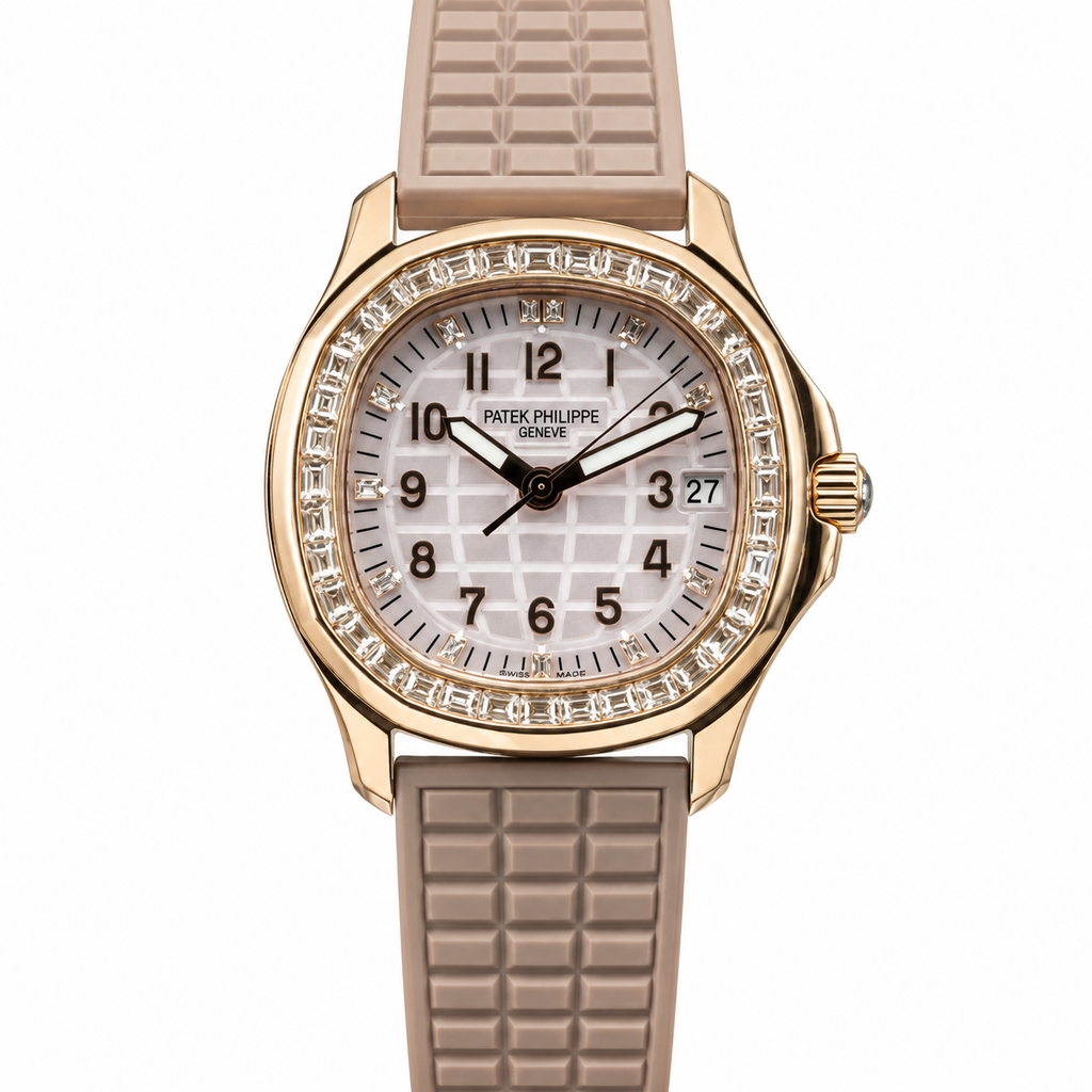 Patek Philippe Women's Diamond Bezel Automatic Watch 35.6mm