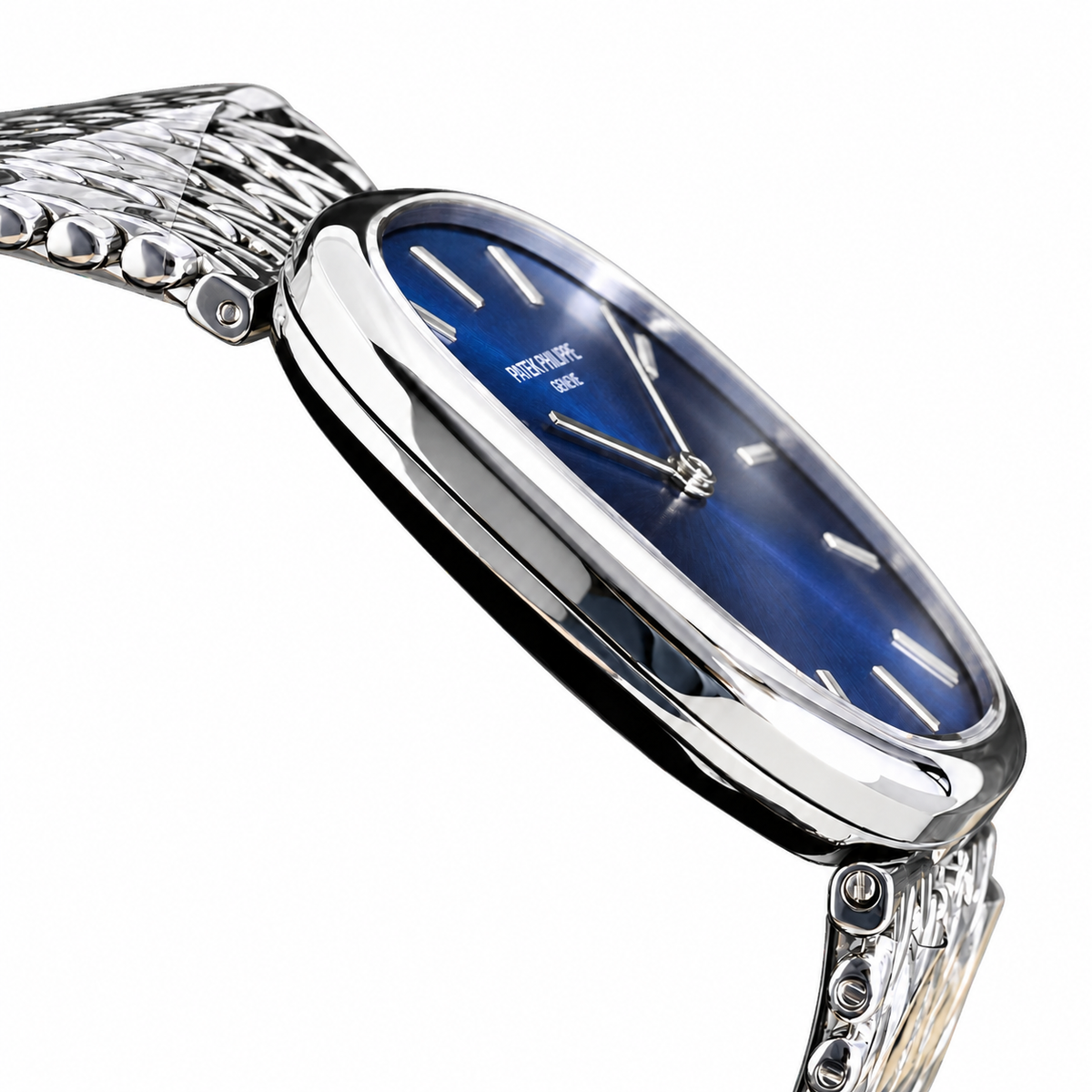 Patek Philippe White Gold Calatrava Blue Dial