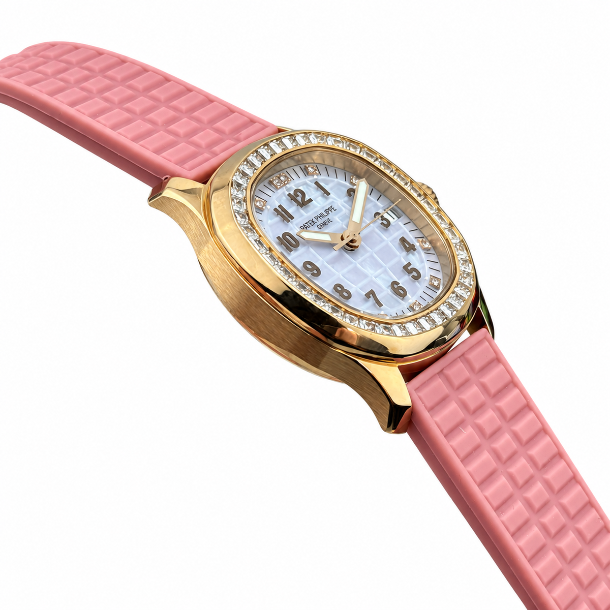 Patek Philippe Yellow Gold Aquanaut Luce Diamond Bezel