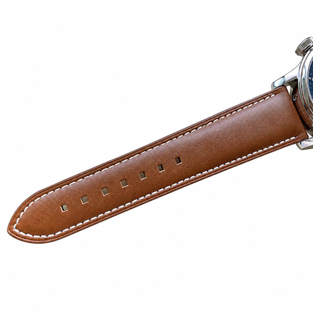 Patek Philippe Calatrava Pilot Travel Time 42mm Steel Blue Dial Dual Time Zone