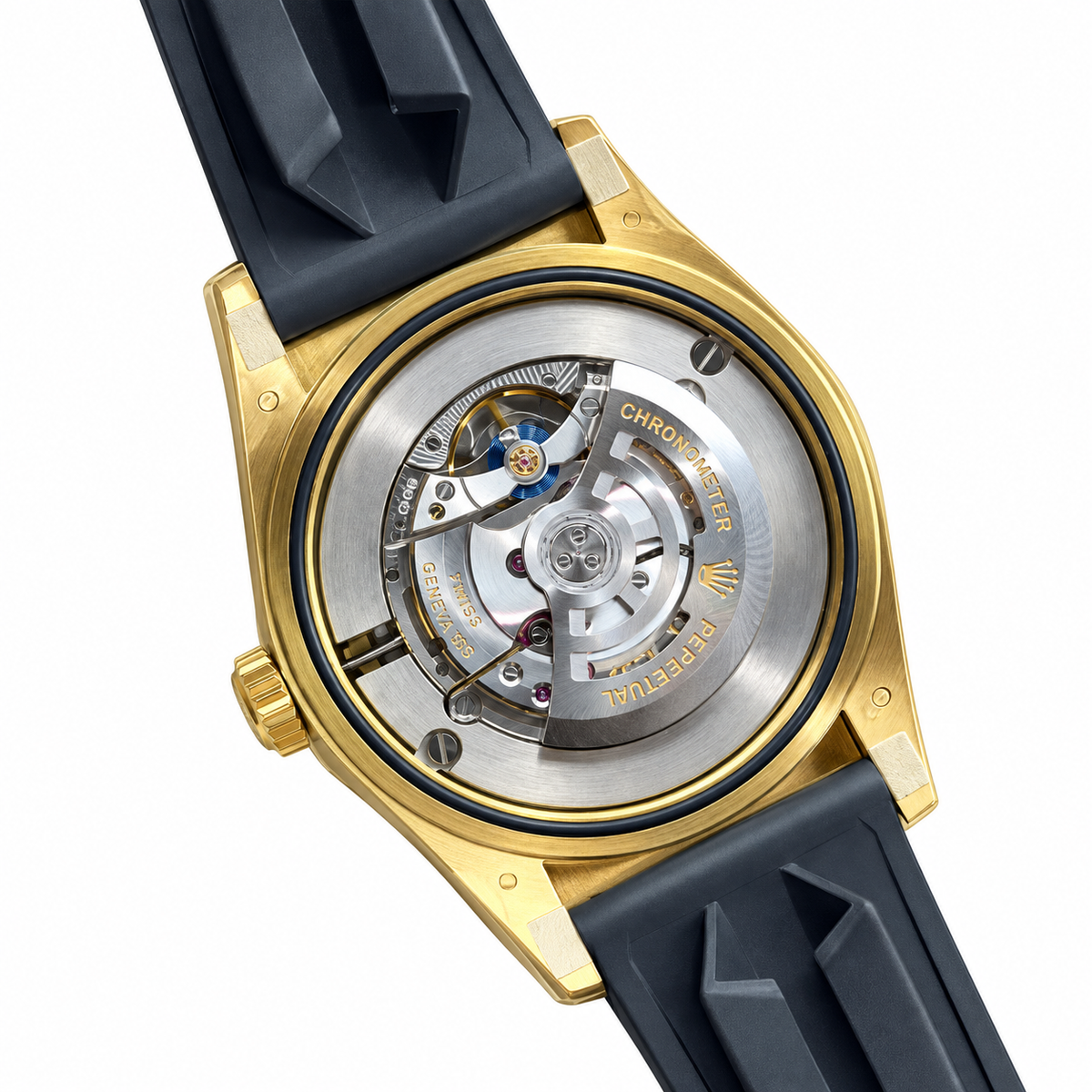 Rolex Yellow Gold Sky-Dweller Champagne Watch