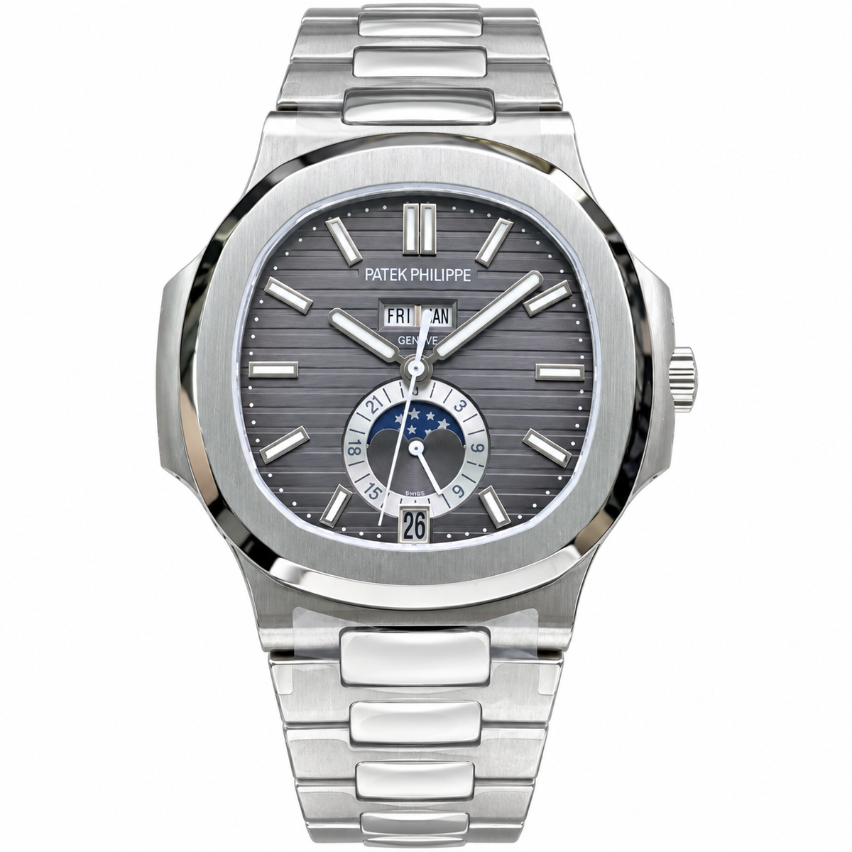Patek Philippe Men's Annual Calendar Style Automatic Watch 40.5mm