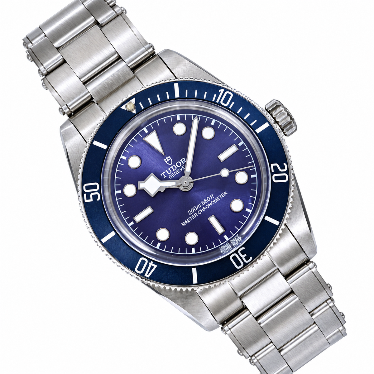 Tudor Black Bay Navy Blue Dial Steel Watch