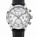 Patek Philippe Calatrava Pilot Travel Time 42mm Steel White Dial Slide Rule Bezel Dual Time Zone