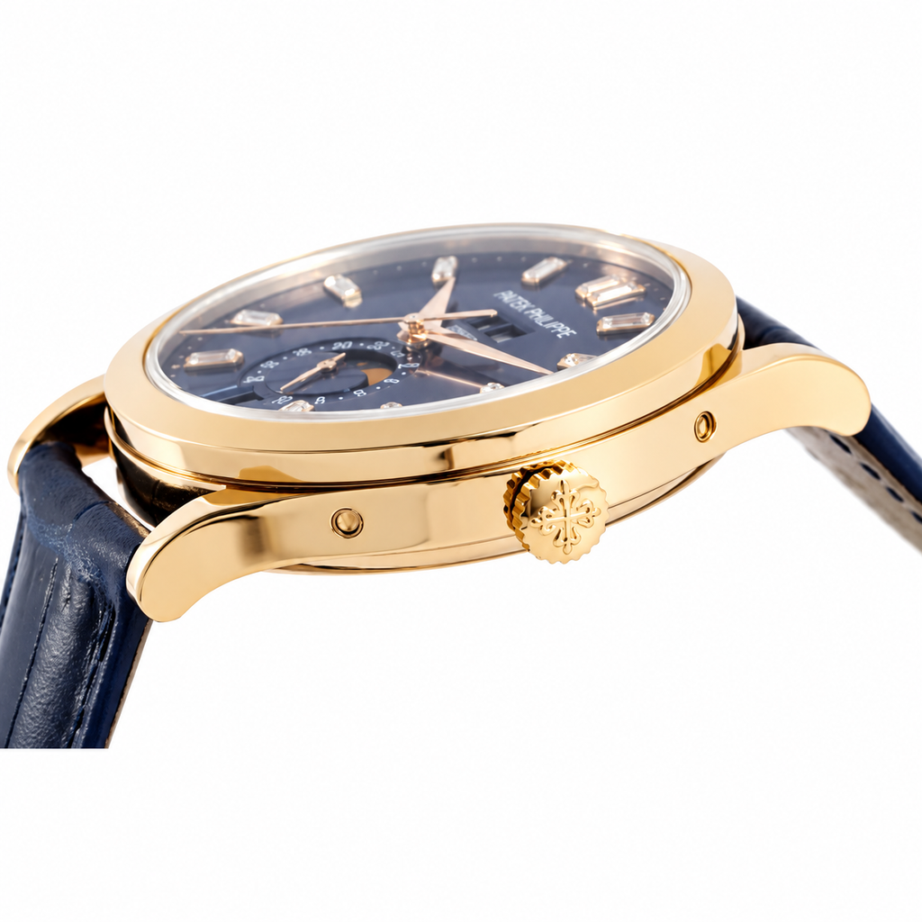 Patek Philippe Men's Blue Dial Automatic Watch 38.5mm