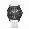 Patek Philippe Aquanaut | DLC Black Case White Strap
