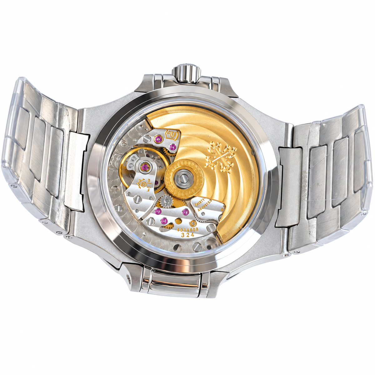 Patek Philippe Stainless Steel Nautilus Blue-Green MOP Dial