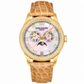 Patek Philippe Yellow Gold Annual Calendar Diamond Pink MOP Dial