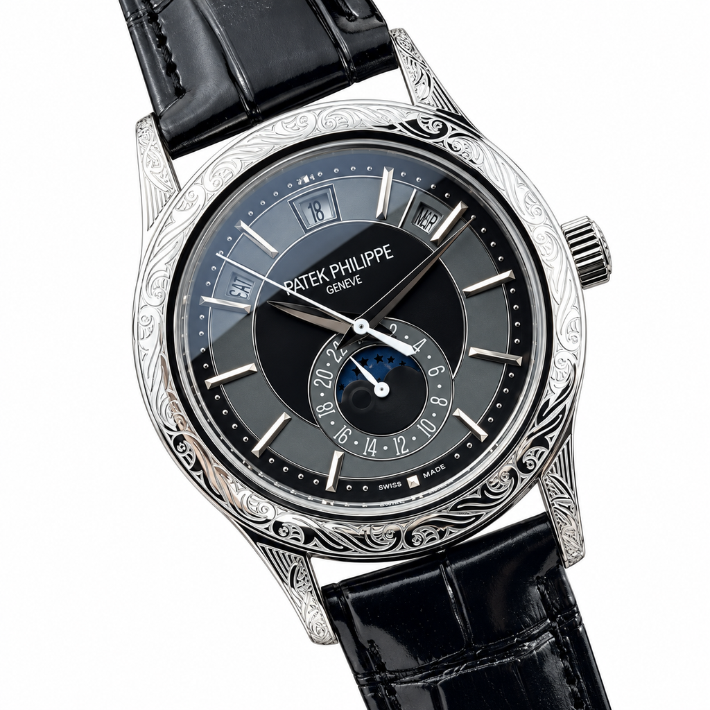 Patek Philippe Annual Calendar 40mm White Gold Black Dial
