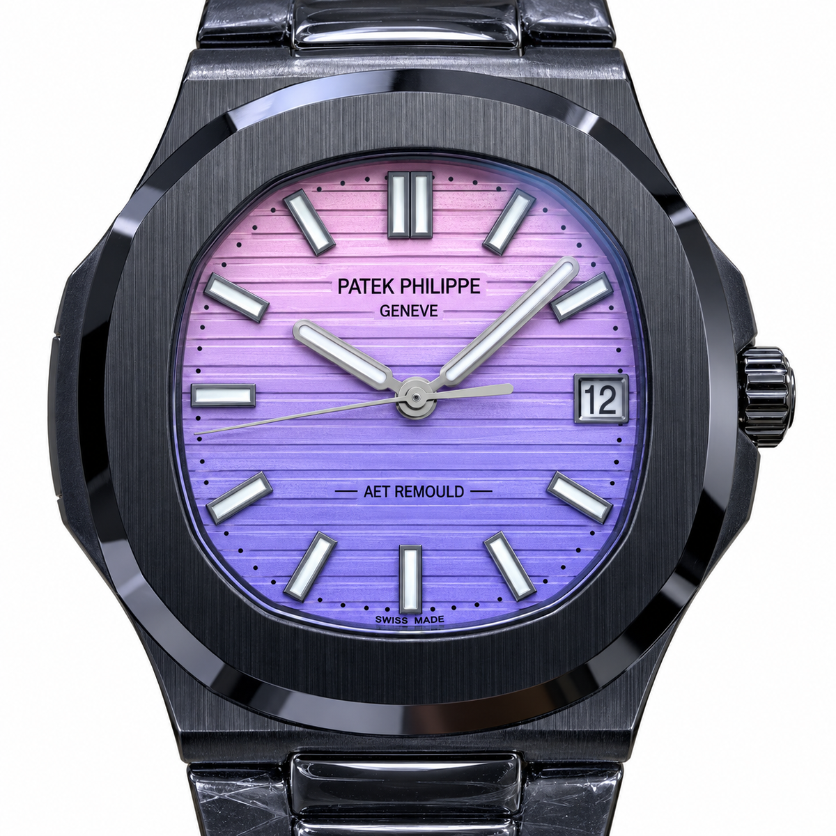 Patek Philippe Full Carbon Nautilus Pink Purple Gradient AMG