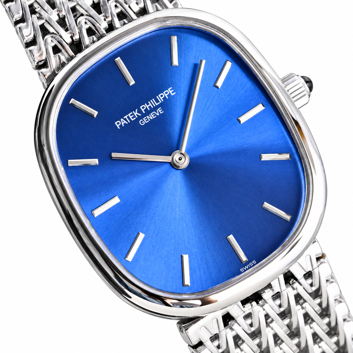 Patek Philippe White Gold Calatrava Blue Dial