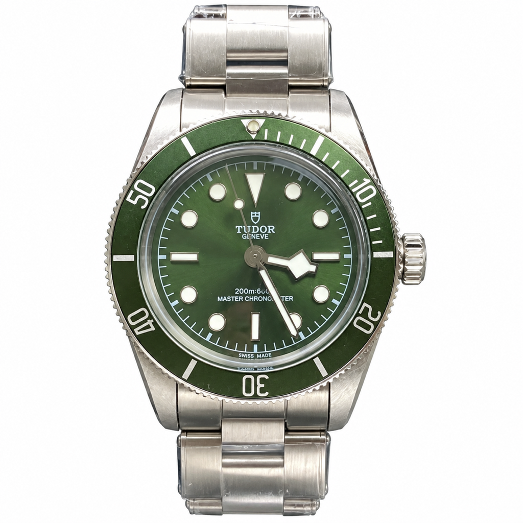 Tudor Black Bay Green Dial Steel Watch