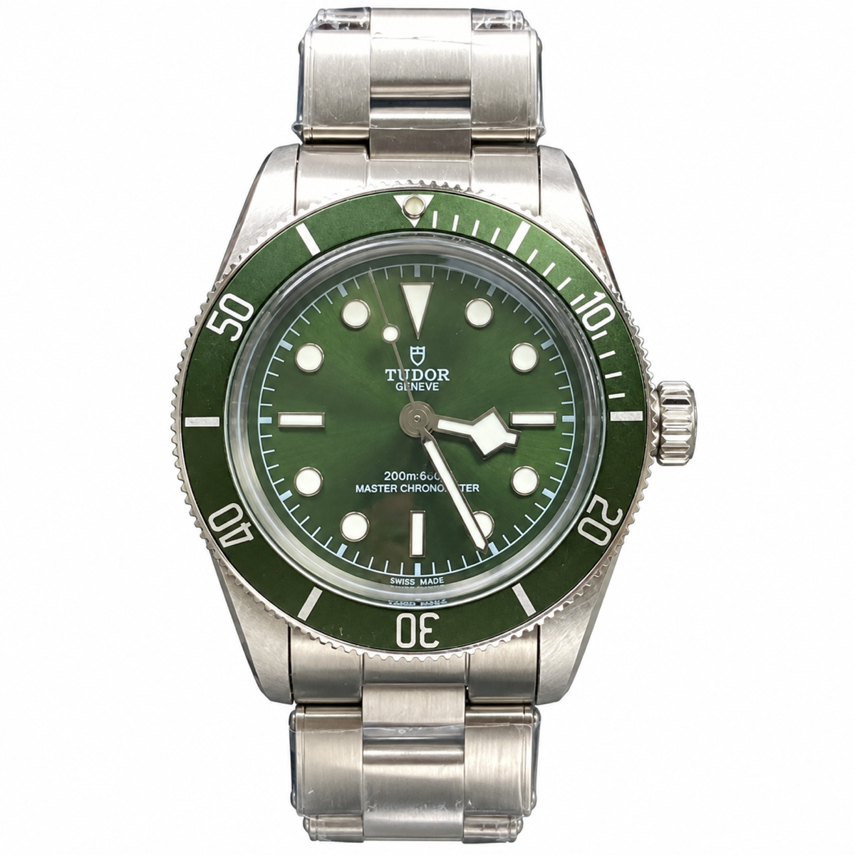 Tudor Black Bay Green Dial Steel Watch