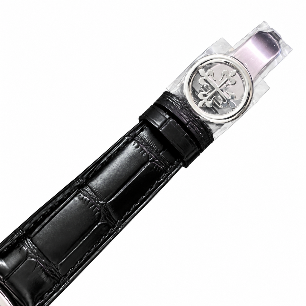 Patek Philippe Annual Calendar Moon Phase 40mm Steel Black Dial