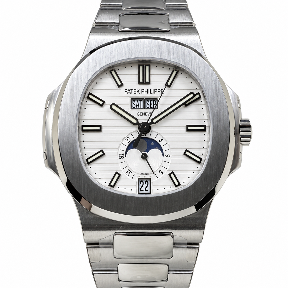 Patek Philippe Men's Chronograph Style Luxury Watch 40.5mm
