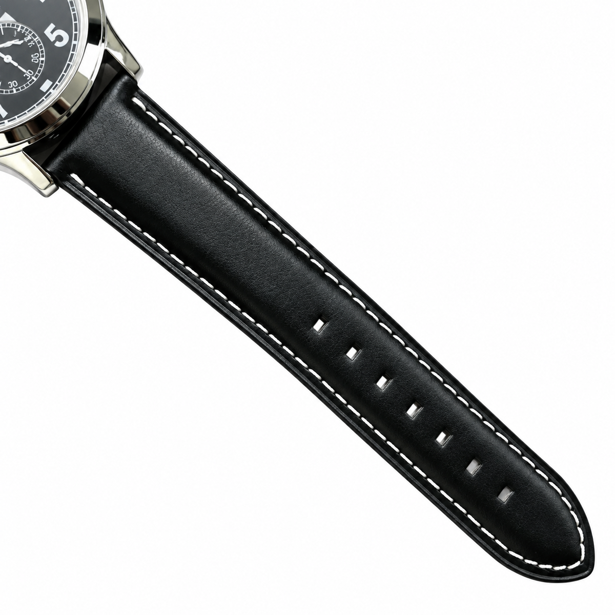 Patek Philippe Calatrava Pilot Travel Time 42mm Steel Black Dial Dual Time Zone