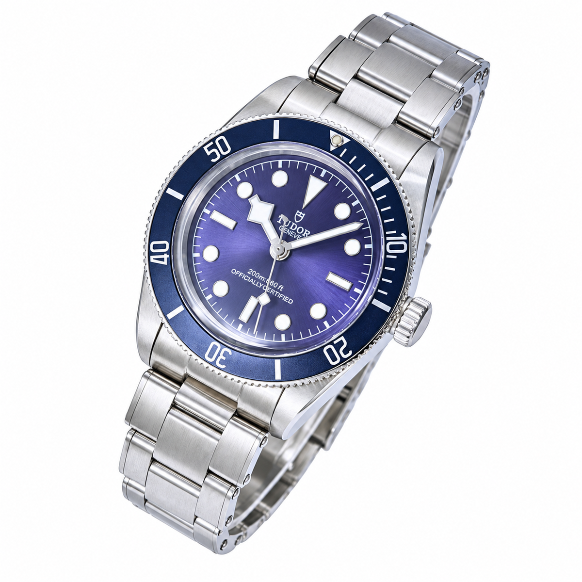 Tudor Black Bay Navy Blue Dial Steel Watch