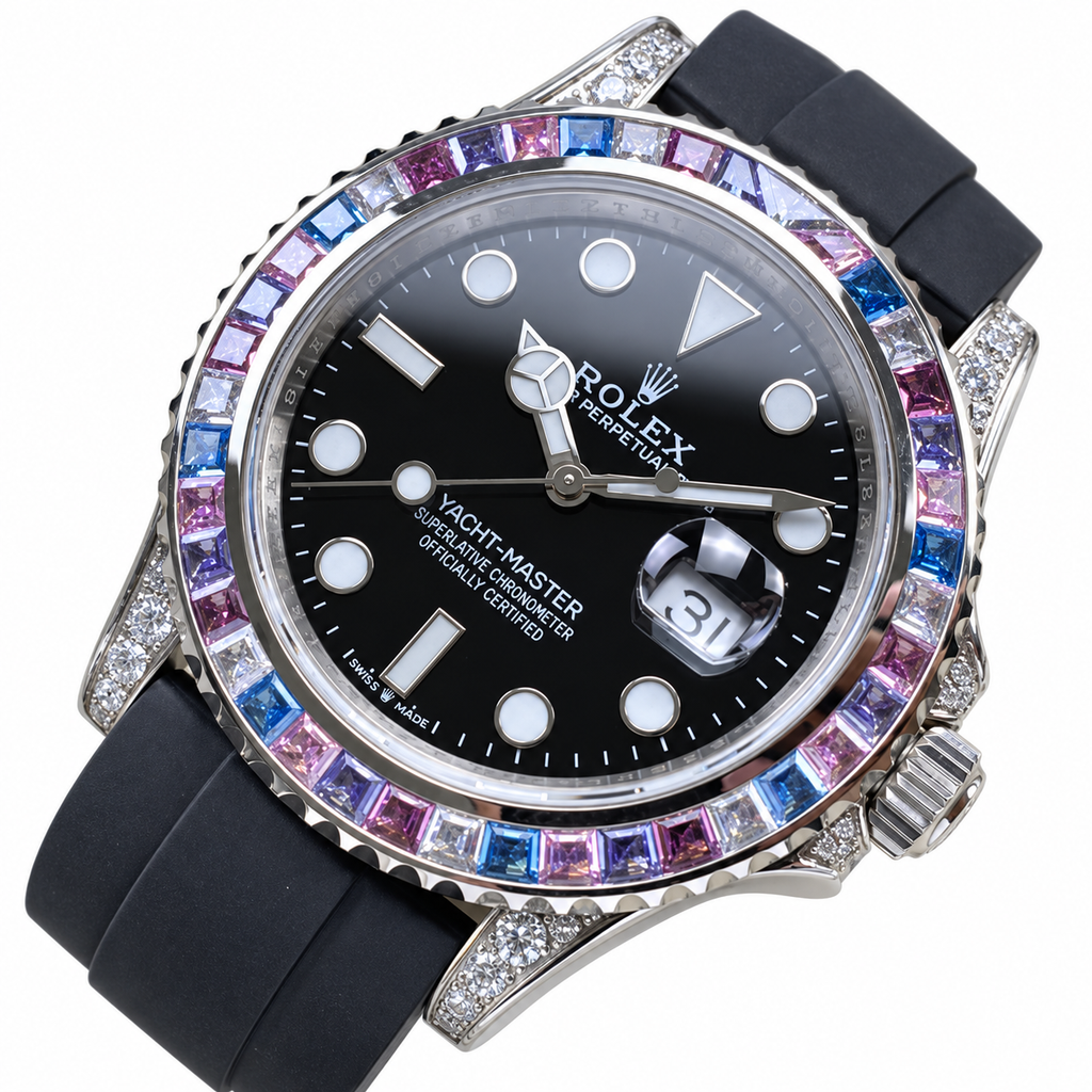 Rolex Yacht-Master Rainbow Gem-Set Watch