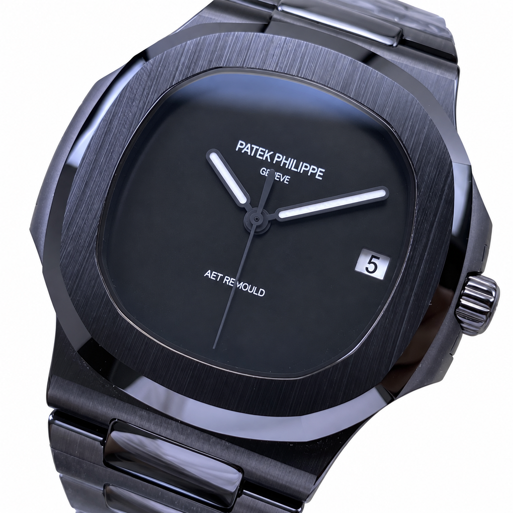 Patek Philippe Black Ceramic Nautilus All Black AMG Edition