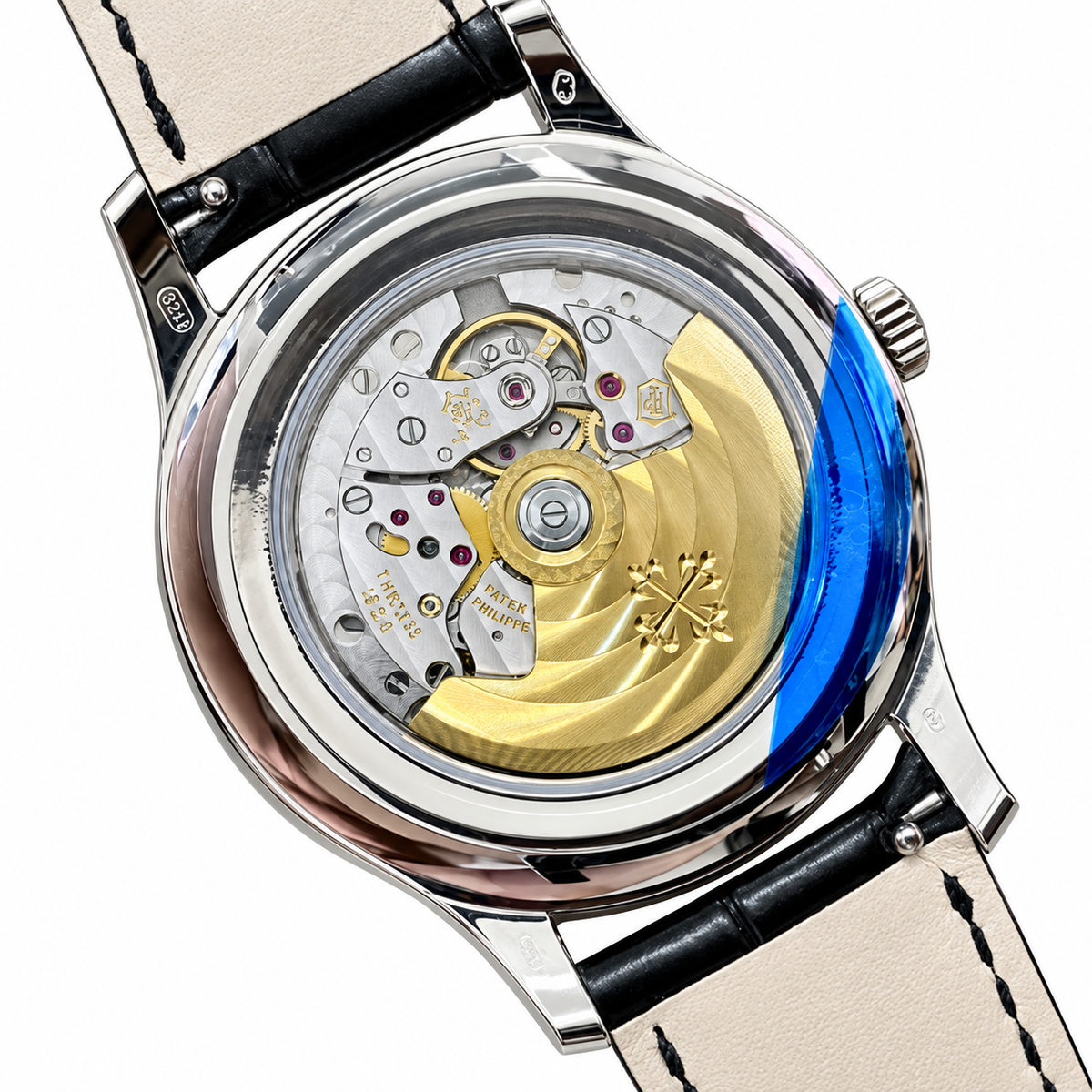 Patek Philippe Annual Calendar Moon Phase 40mm Steel Black Dial