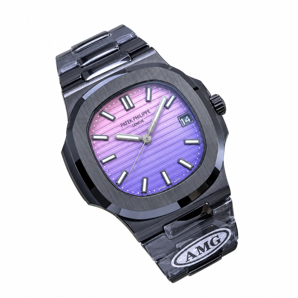 Patek Philippe Full Carbon Nautilus Pink Purple Gradient AMG