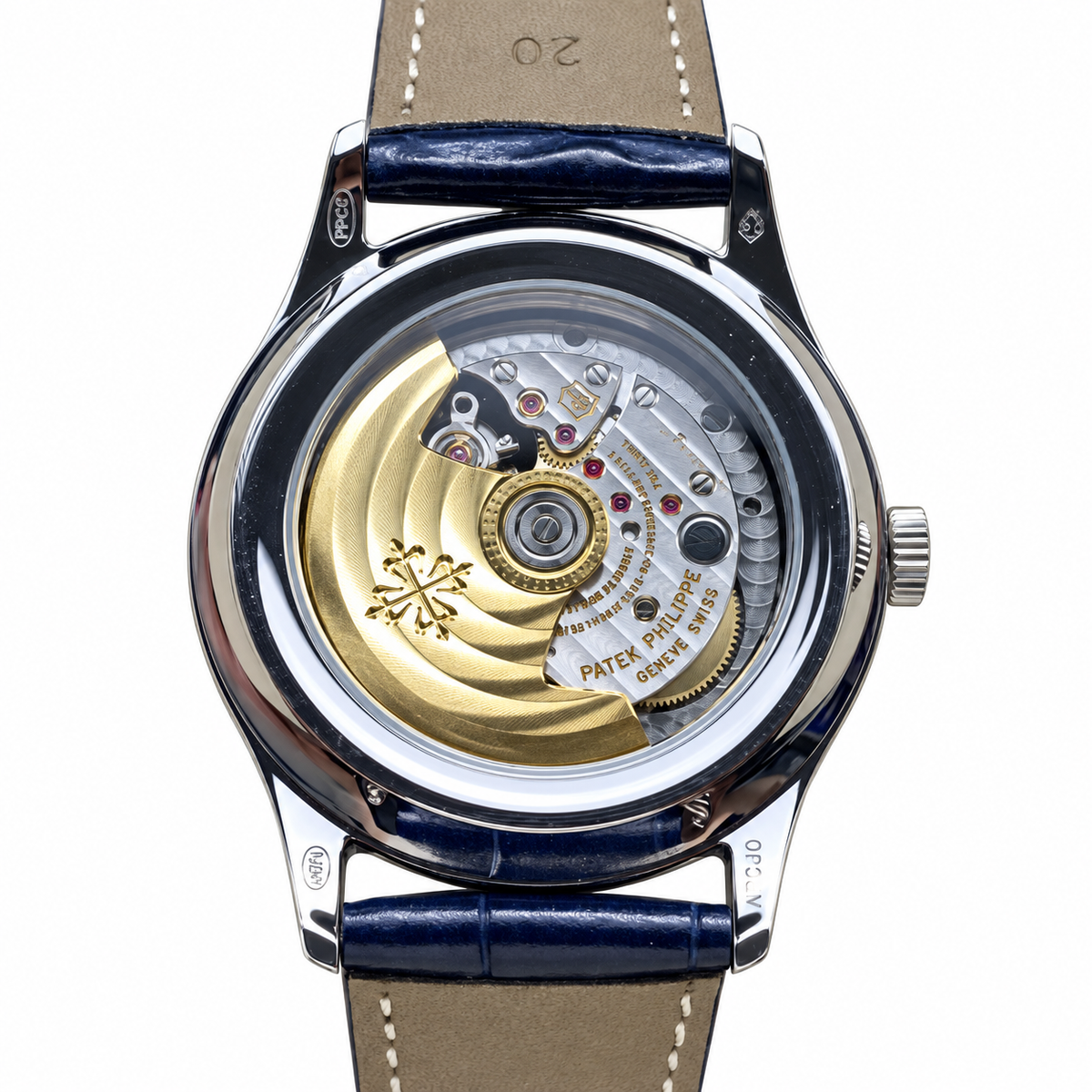 Patek Philippe White Gold Perpetual Calendar Blue Dial