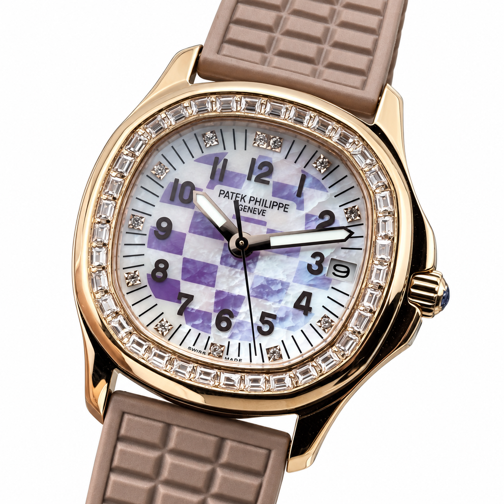 Patek Philippe Rose Gold Aquanaut Luce Diamond Bezel