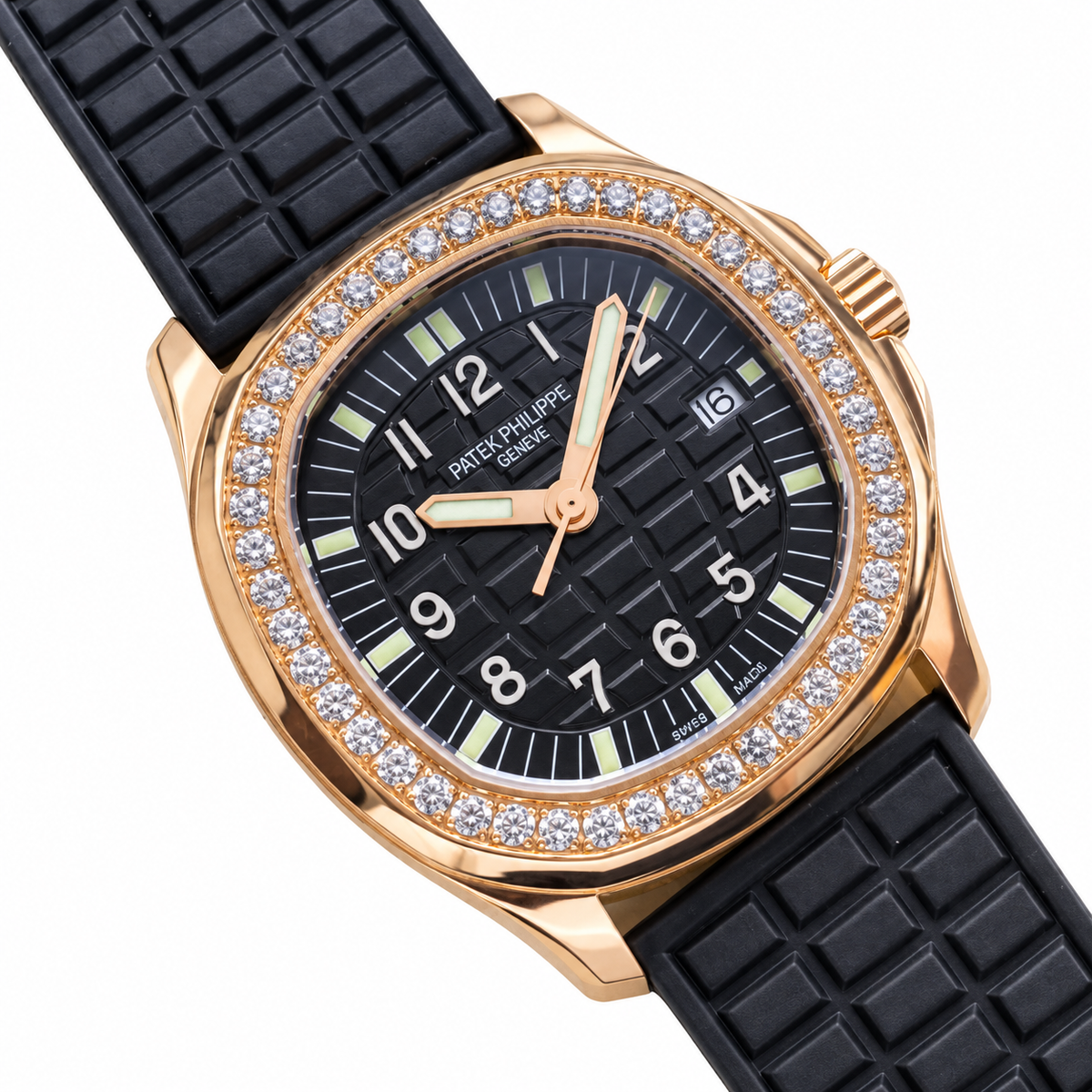 Patek Philippe Men's Officer Style Automatic Watch 35.6mm