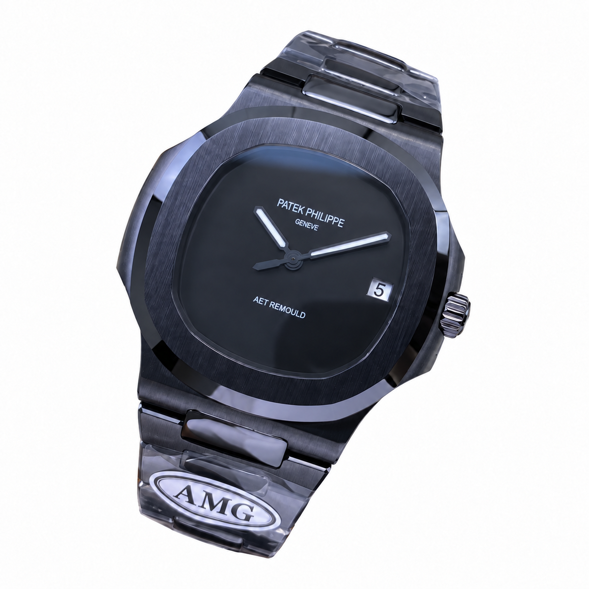 Patek Philippe Black Ceramic Nautilus All Black AMG Edition