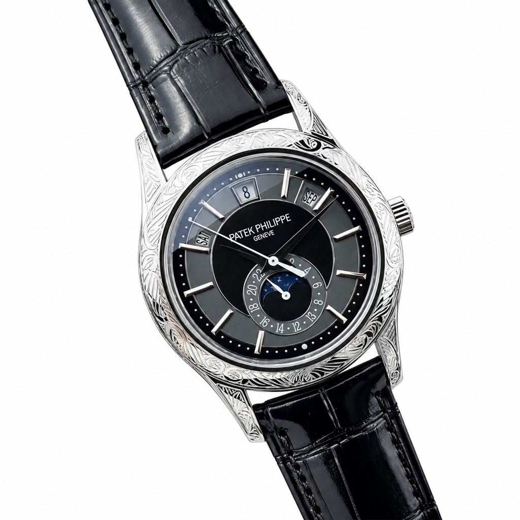 Patek Philippe Annual Calendar 40mm White Gold Black Dial