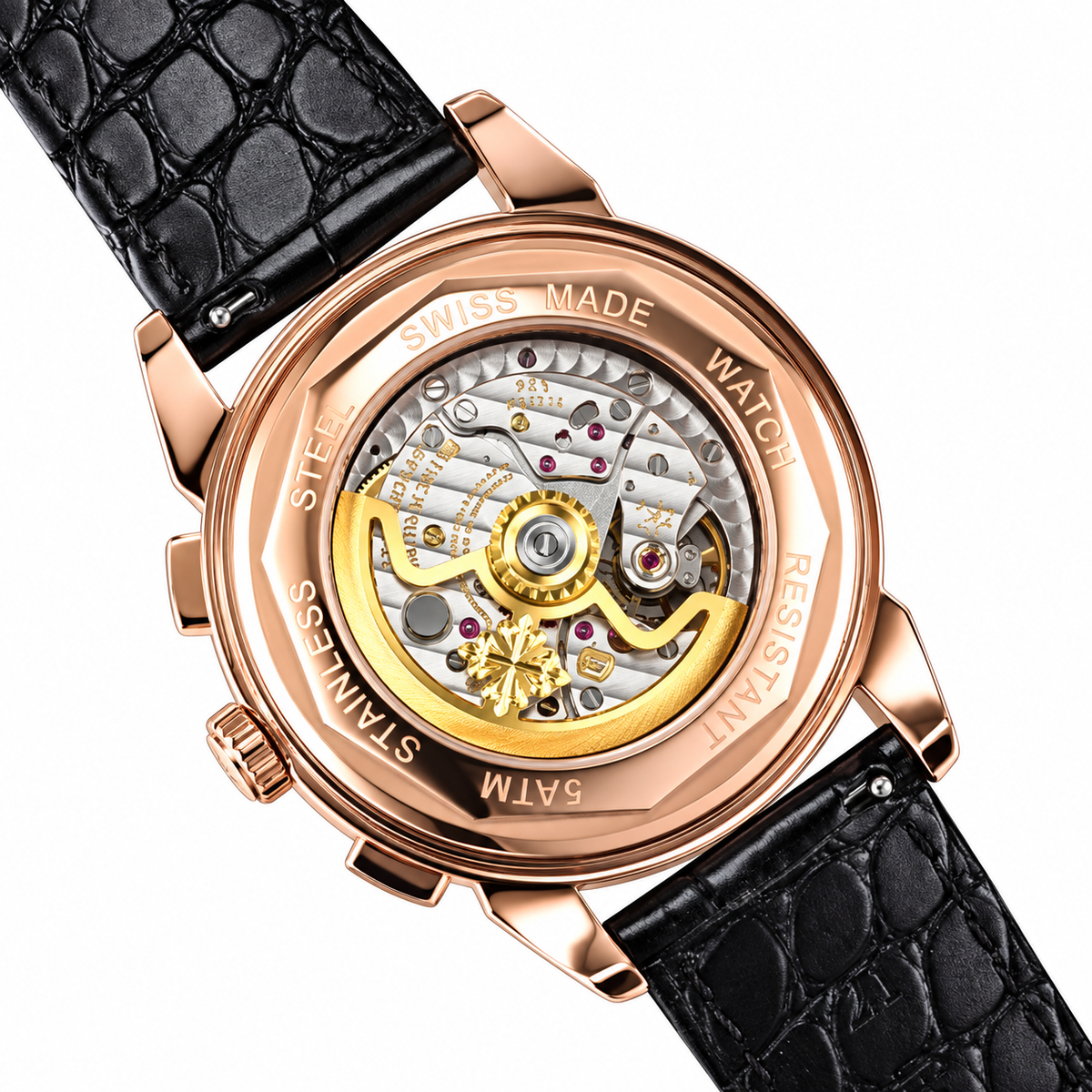 Patek Philippe Grand Complication Perpetual Calendar Chronograph 41mm Rose Gold Diamond Bezel