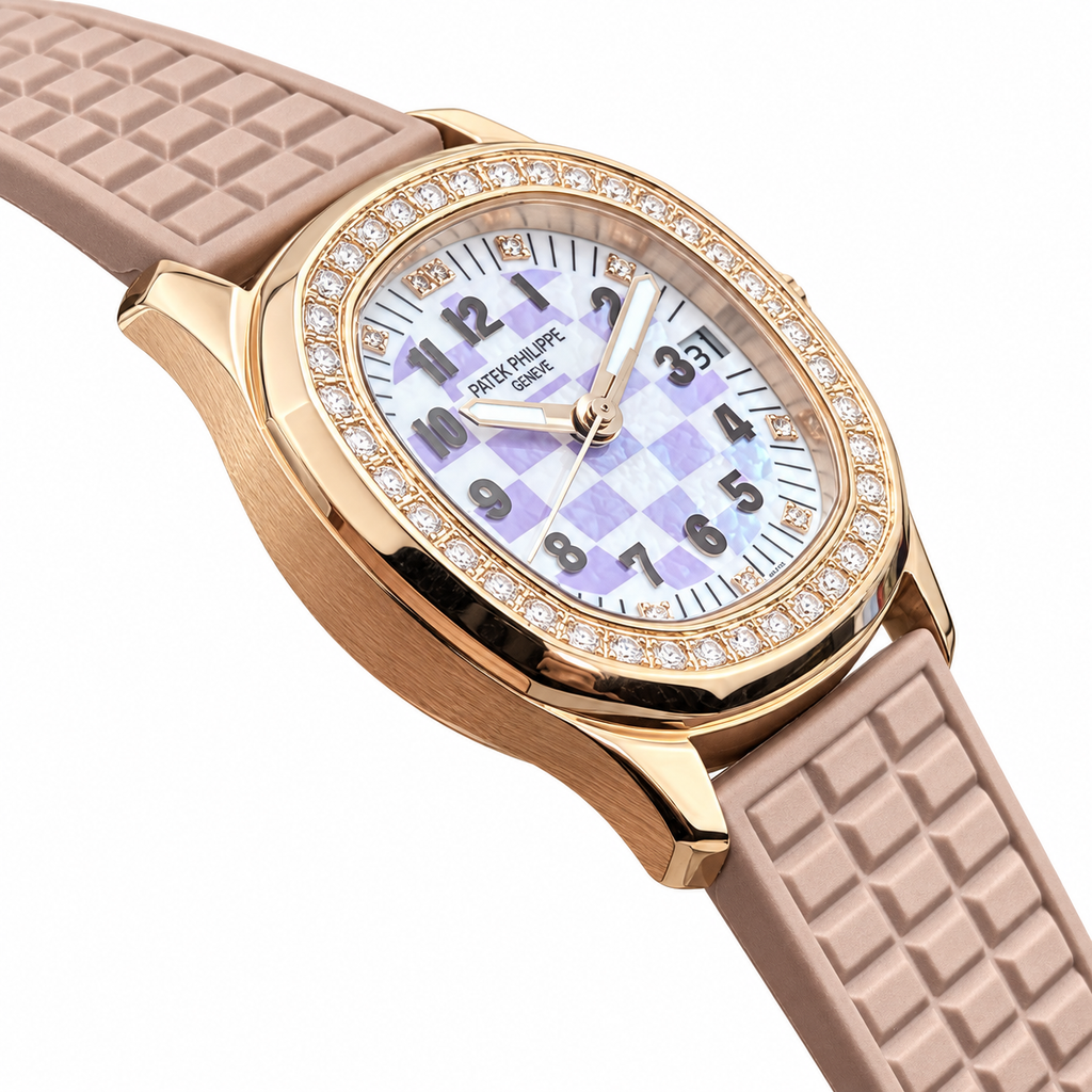 Patek Philippe Rose Gold Aquanaut Luce Diamond Bezel