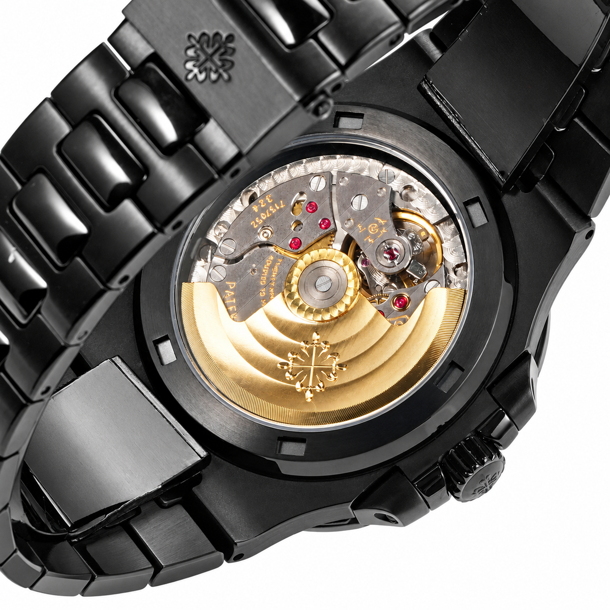 Patek Philippe Black DLC Nautilus Tiffany Blue Dial