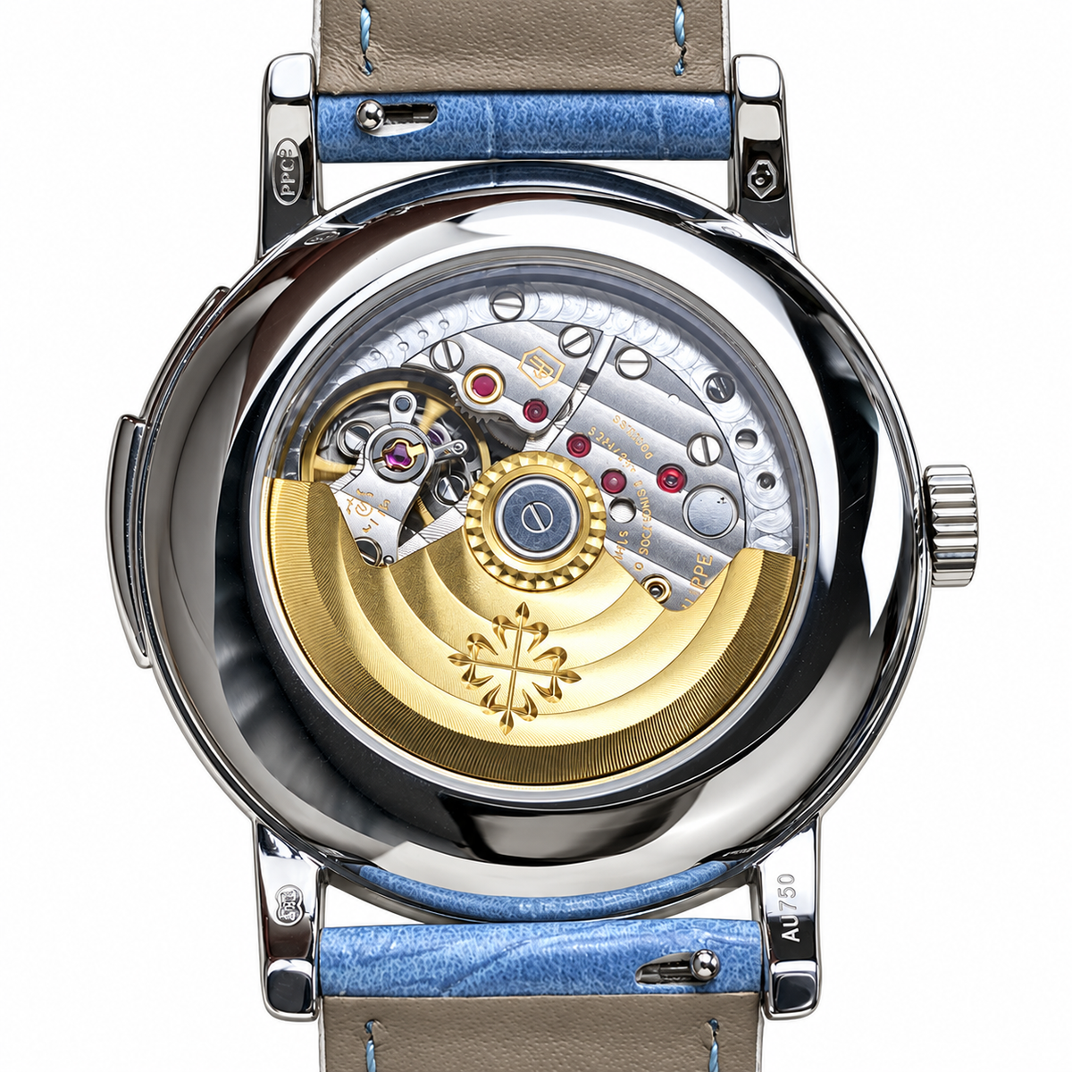 Patek Philippe White Gold Calatrava Blue Enamel Dial