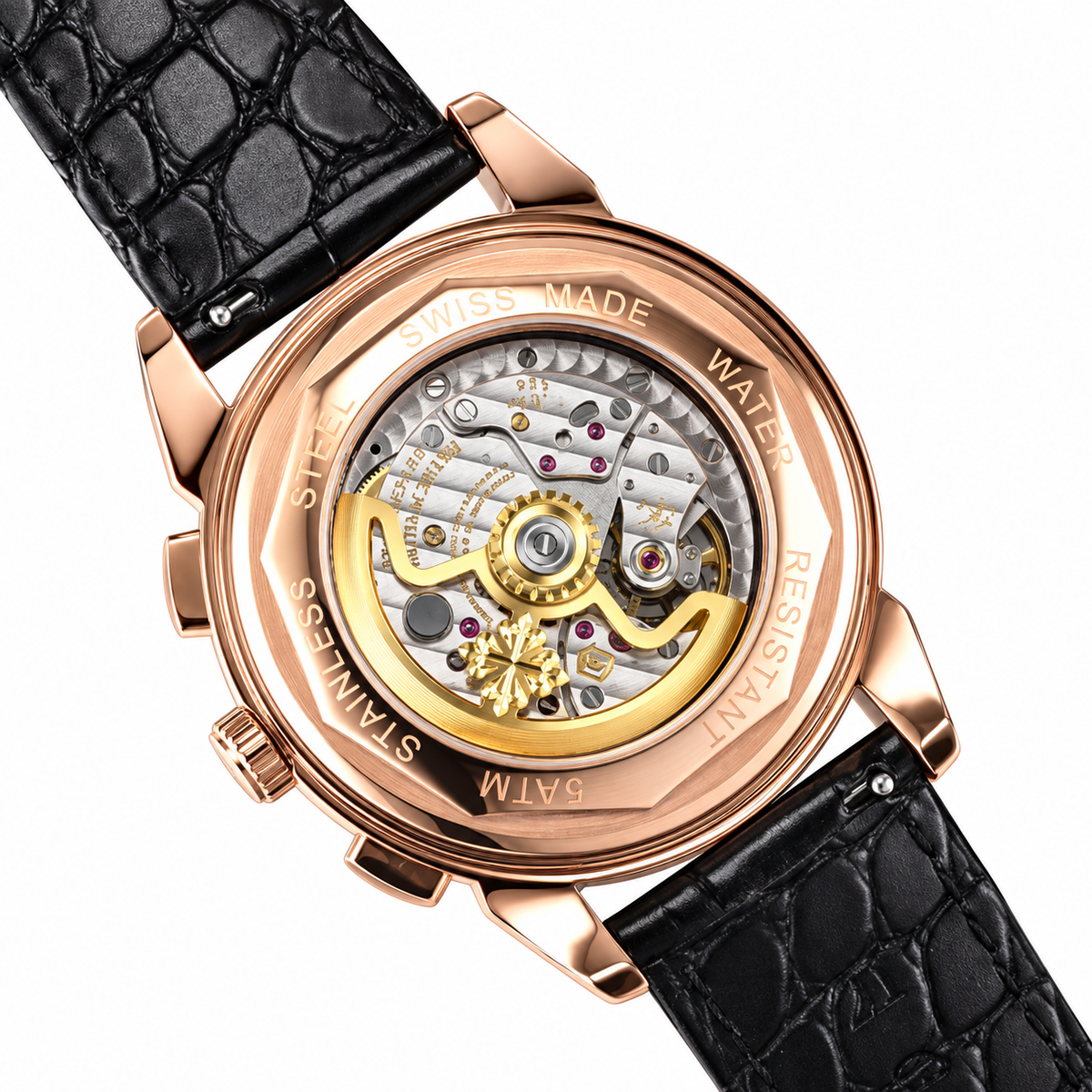 Patek Philippe Grand Complication Perpetual Calendar Chronograph 41mm Rose Gold Silver Dial