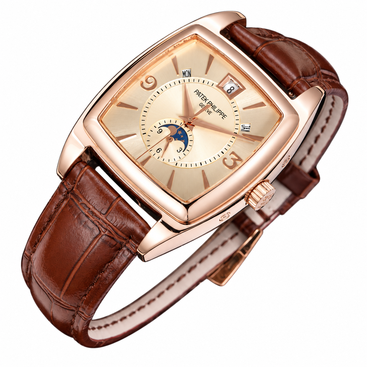 Patek Philippe Rose Gold Gondolo Annual Calendar Moon Phase